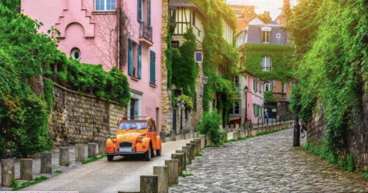 Rare Appartement D'Architecte En Haut De Montmartre Париж Екстериор снимка