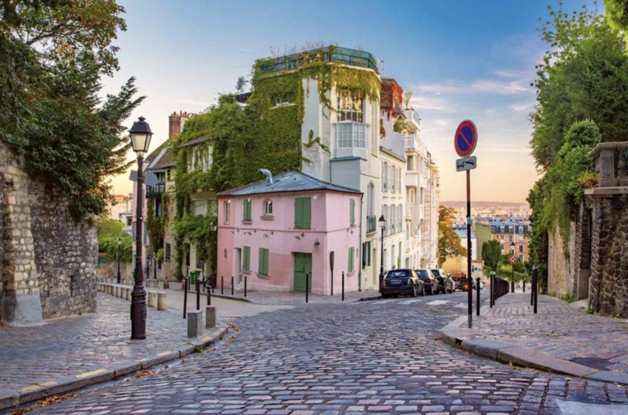 Rare Appartement D'Architecte En Haut De Montmartre Париж Екстериор снимка