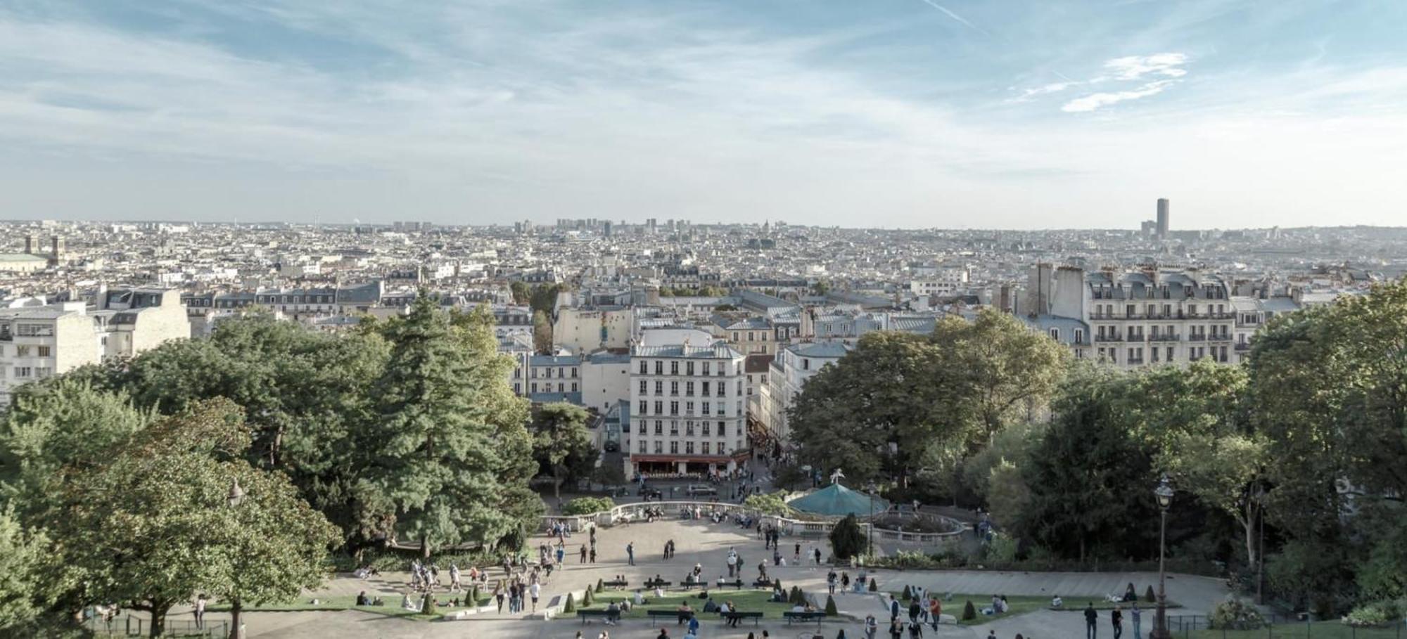 Rare Appartement D'Architecte En Haut De Montmartre Париж Екстериор снимка